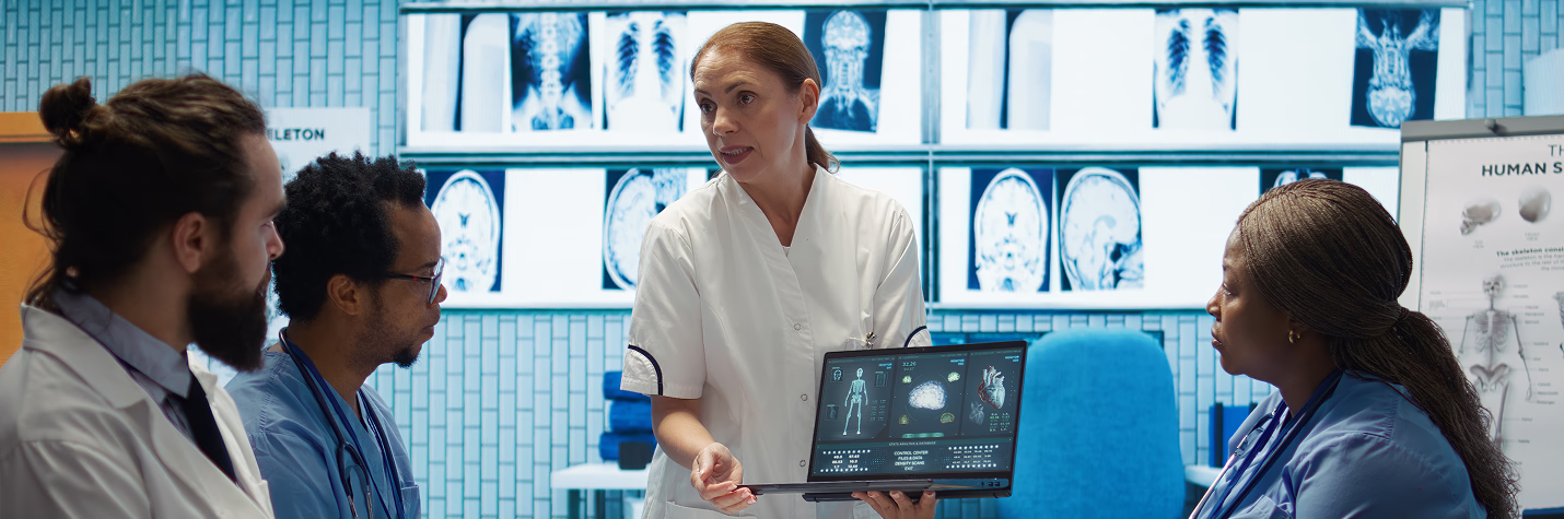 Hospital radiology team